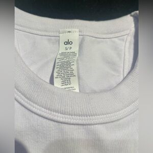 ALO Yoga Seamless White High Neck Bra